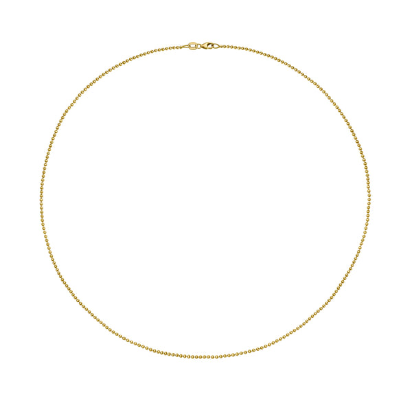 HEAVY GOLD BALL LINK CHAIN