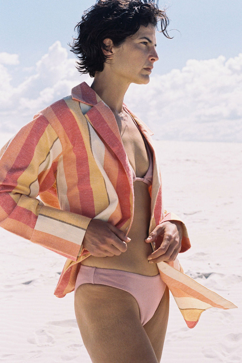 SUN STRIPE ORGANIC COTTON SHIRT