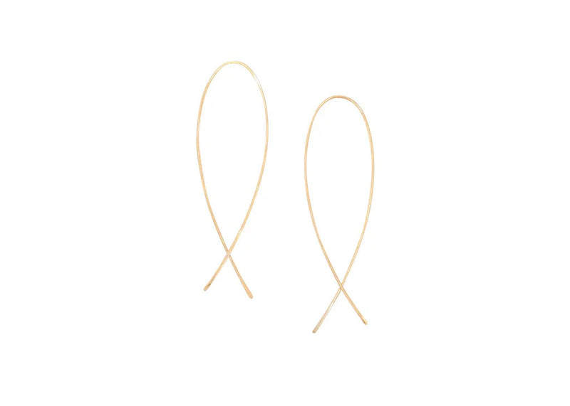 Minnow Threader Earrings - Large