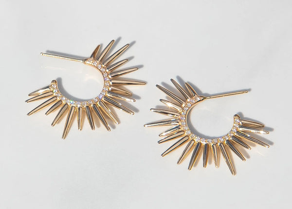 Large Urchin Luxe Earrings