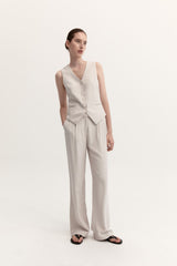 ISLA TROUSER - DOVE GREY