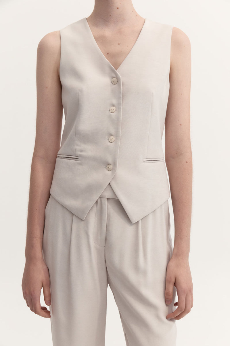 ISLA TROUSER - DOVE GREY