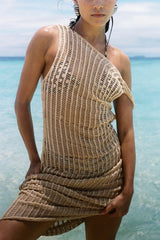 HUSK COTTON CROCHET PULLOVER DRESS