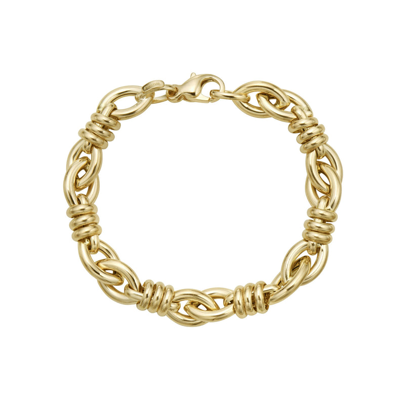 ARIANNA KNOT LINK BRACELET - 14k