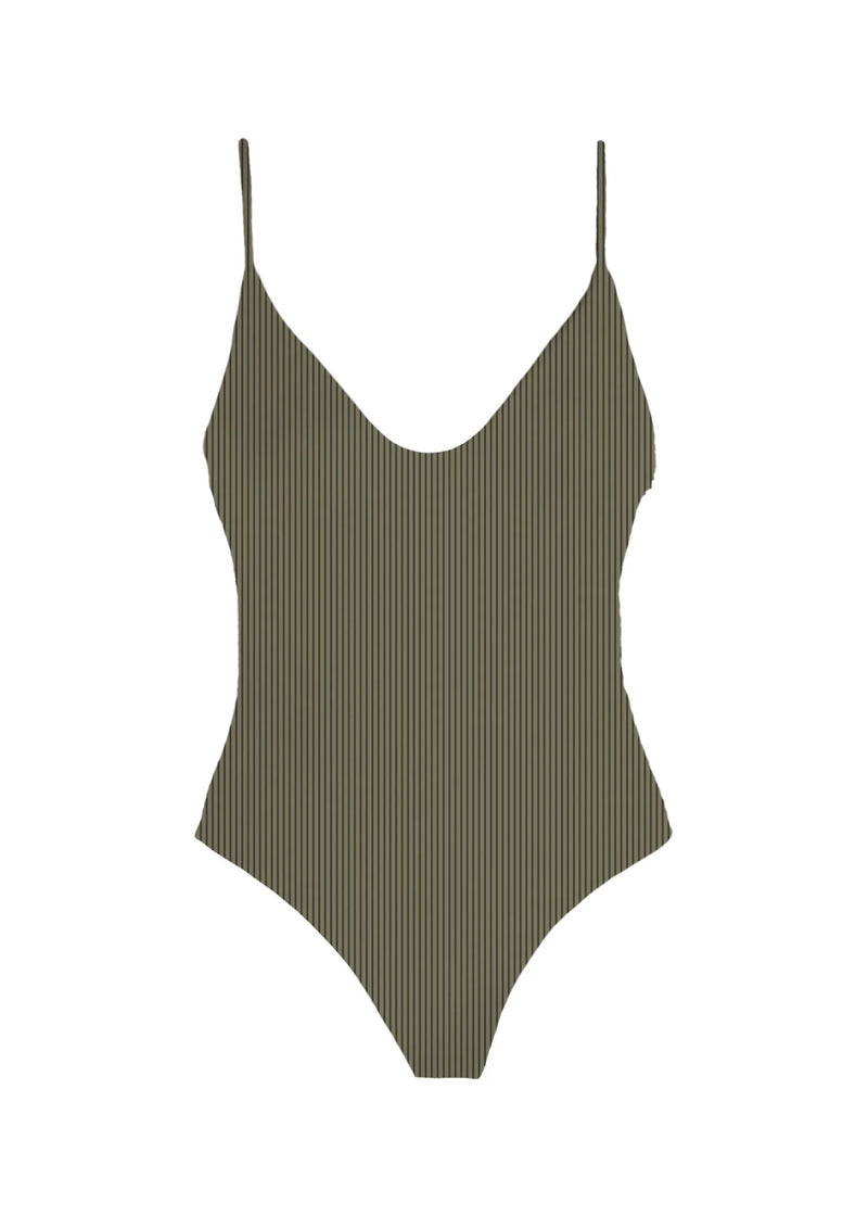 EVERYDAY BODYSUIT - Aloe Ribbed