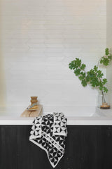 Harper Hand Towel - Meteorite (Black/White)