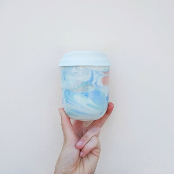 Marble Travel Mug - Rainbow