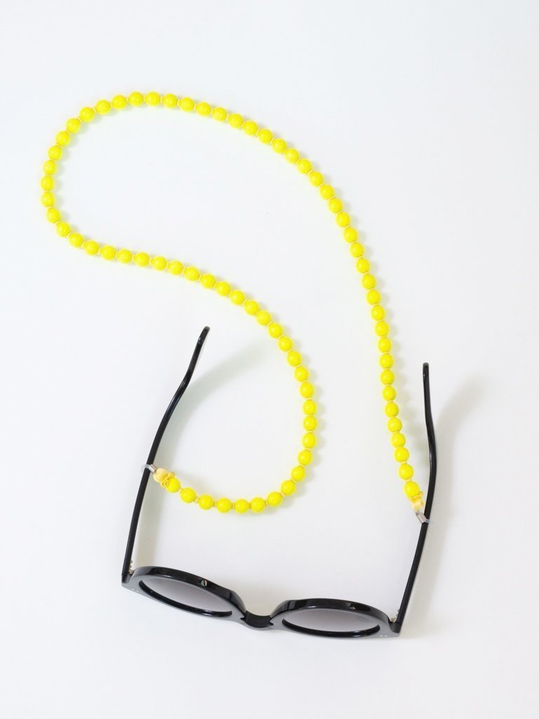 Brillenkette, neon yellow