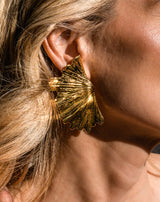 Ginkgo Leaf Earring