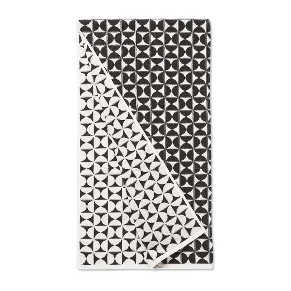 Harper Towel - Meteorite (Black/White)