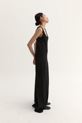 AYA KNIT DRESS - BLACK