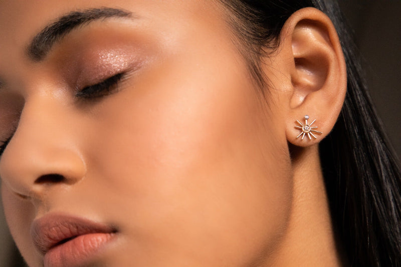 ¡Buenos Días! Mini Sun Stud Earring - LEFT