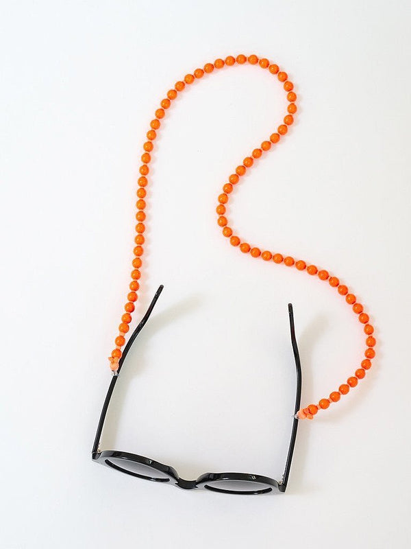 Brillenkette, neon orange