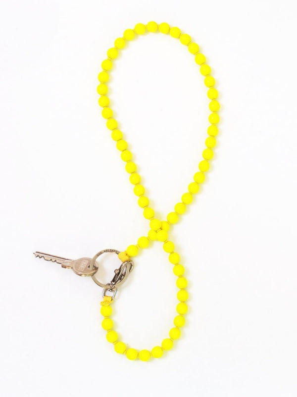 Perlen long, neon yellow