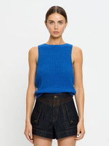 Ivy Knit Cami - Cobalt Blue