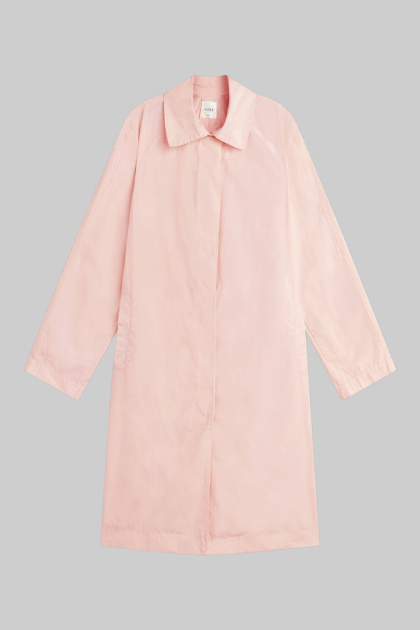 Kyoto Car Coat - Dusty Pink