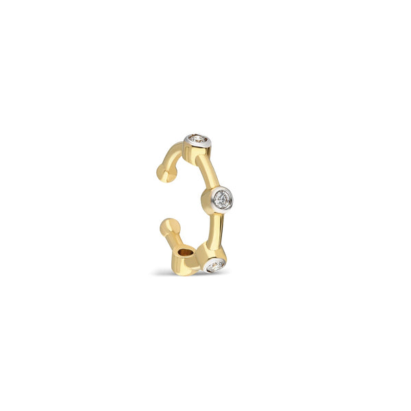Bezel Ring Ear Cuff