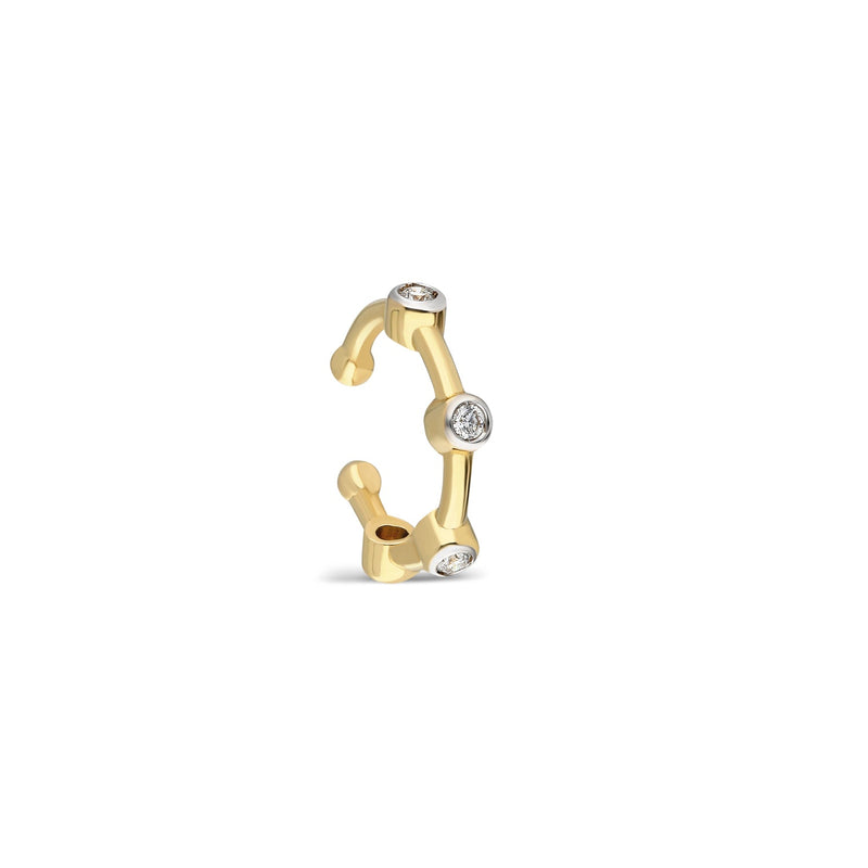 Bezel Ring Ear Cuff
