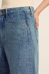 Utah Mid Drop Crotch Wide Leg Jean Heritage
