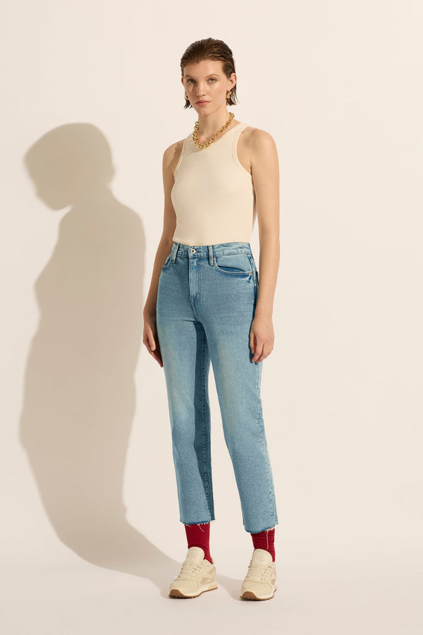 Zoe High Straight Crop Jean