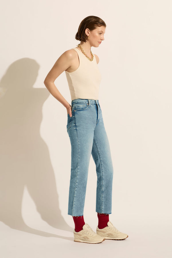 Zoe High Straight Crop Jean