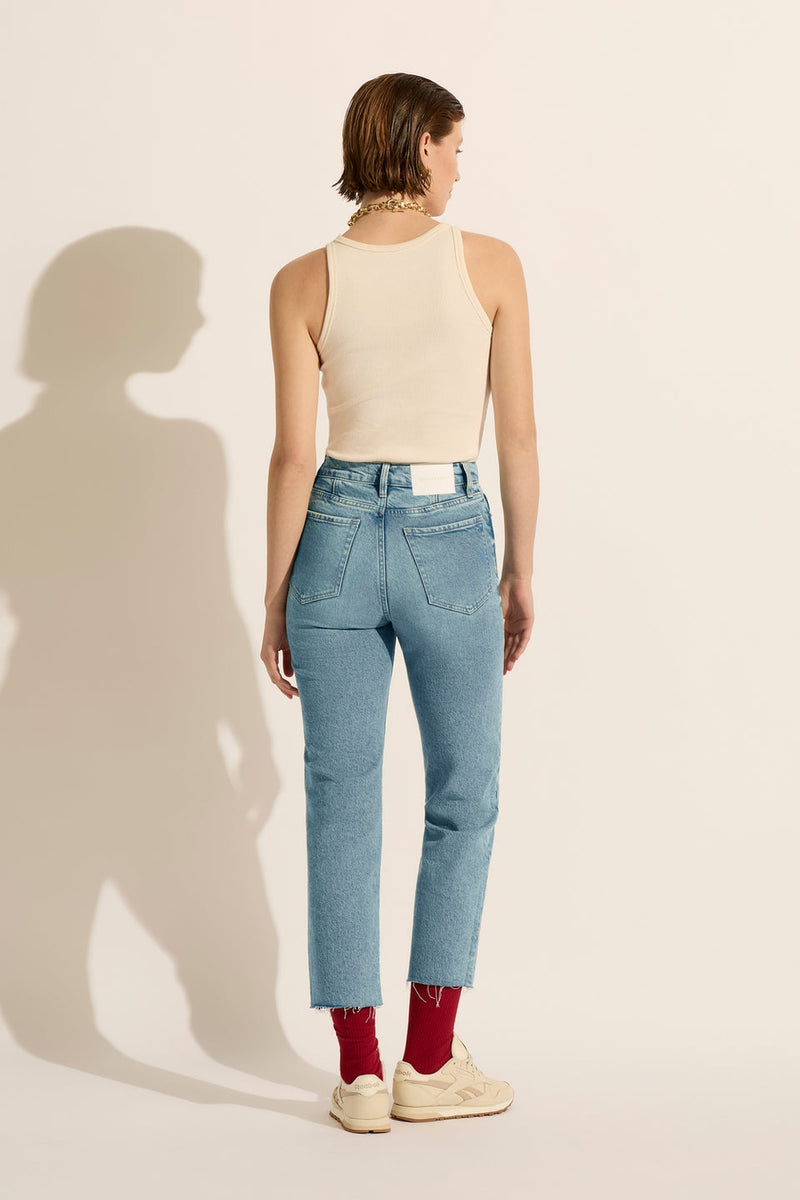 Zoe High Straight Crop Jean
