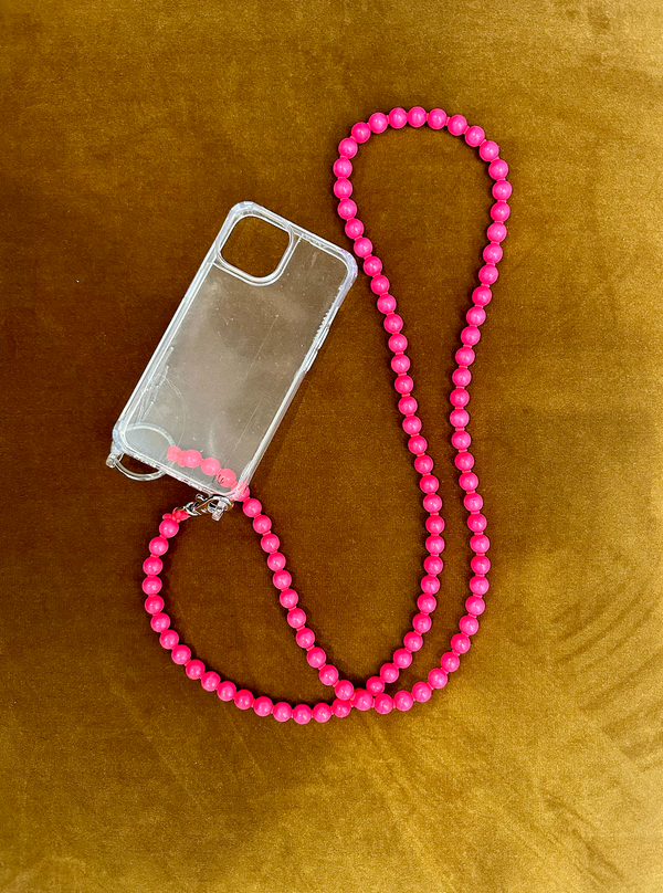 Handykette Neon Pink, (iPhone Case)