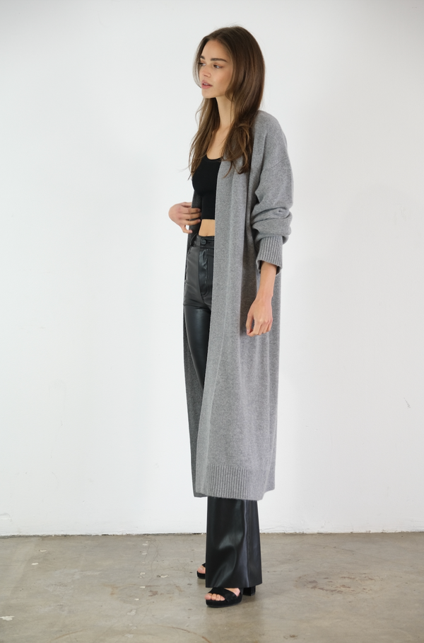 Dutton - Grey Cashmere Duster