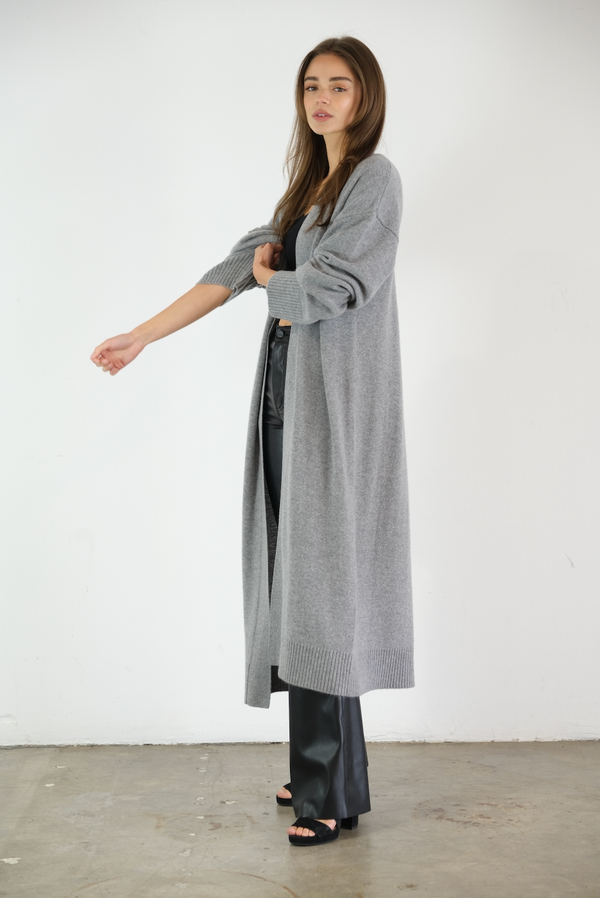 Dutton - Grey Cashmere Duster