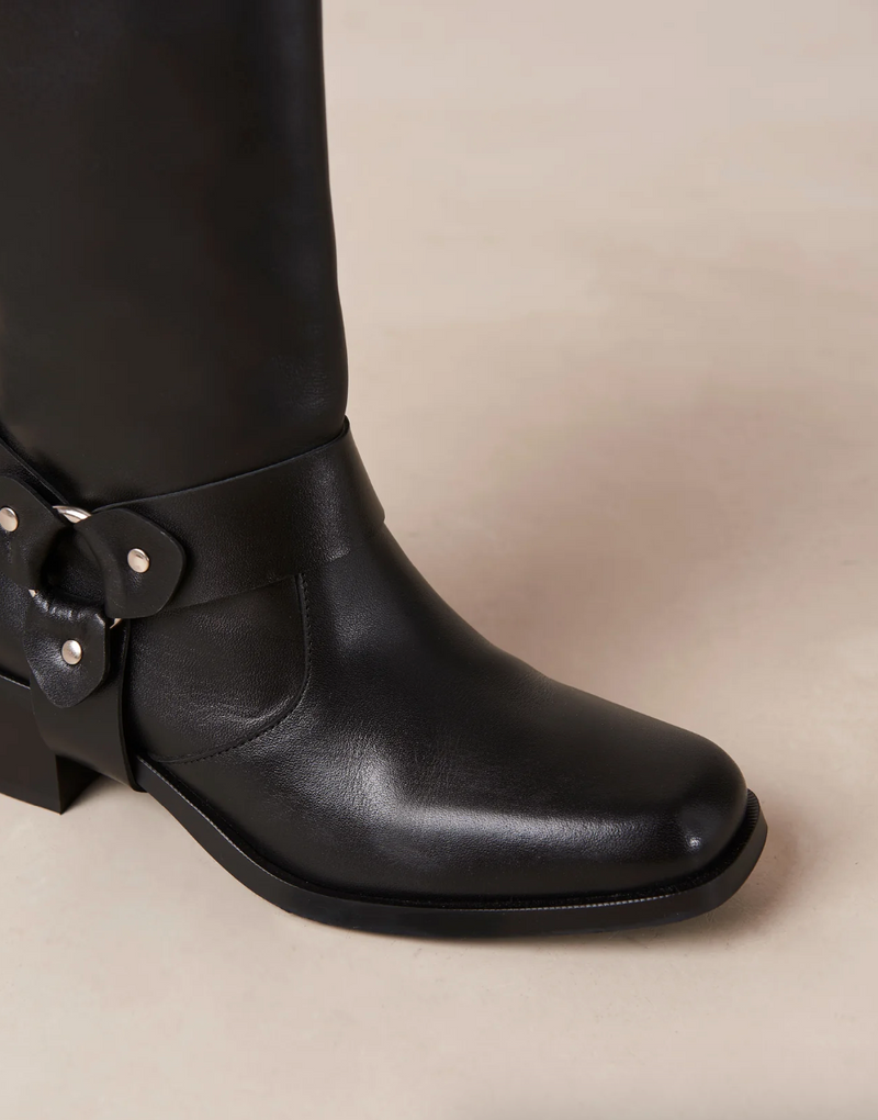 Rocky Black Leather Boots