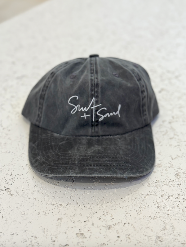 Surf + Sand Baseball Cap - Vintage Black