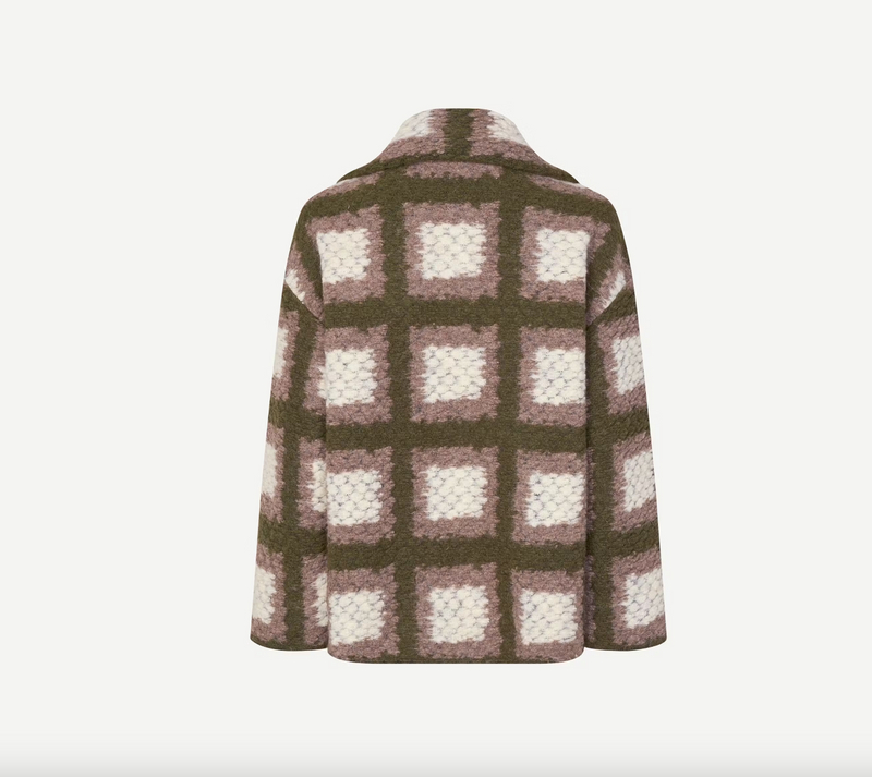 TESS OVERSHIRT FULL ZIP Abbey Stone Square