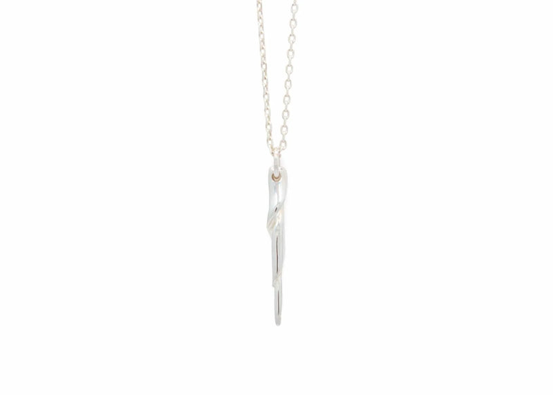 Shell Spine Necklace (Sterling Silver)