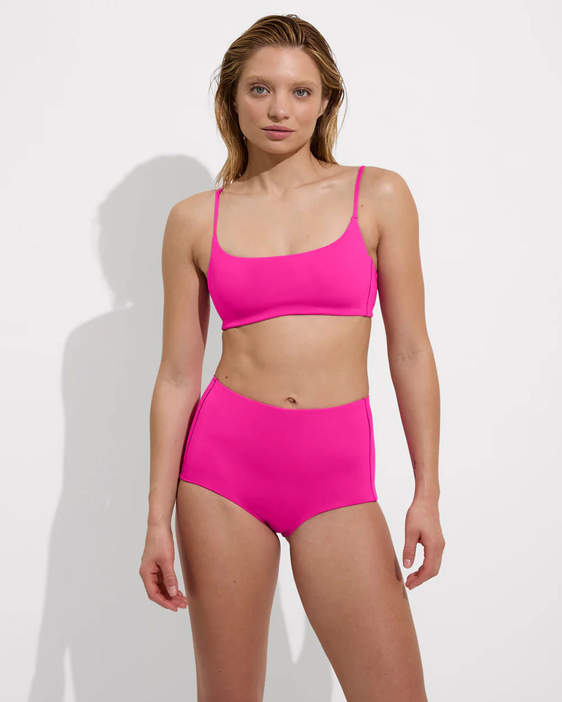 Pool Days Top- Hot Pink