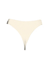 HIGH HIP BOTTOM - Vanilla Terry Check