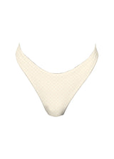 HIGH HIP BOTTOM - Vanilla Terry Check