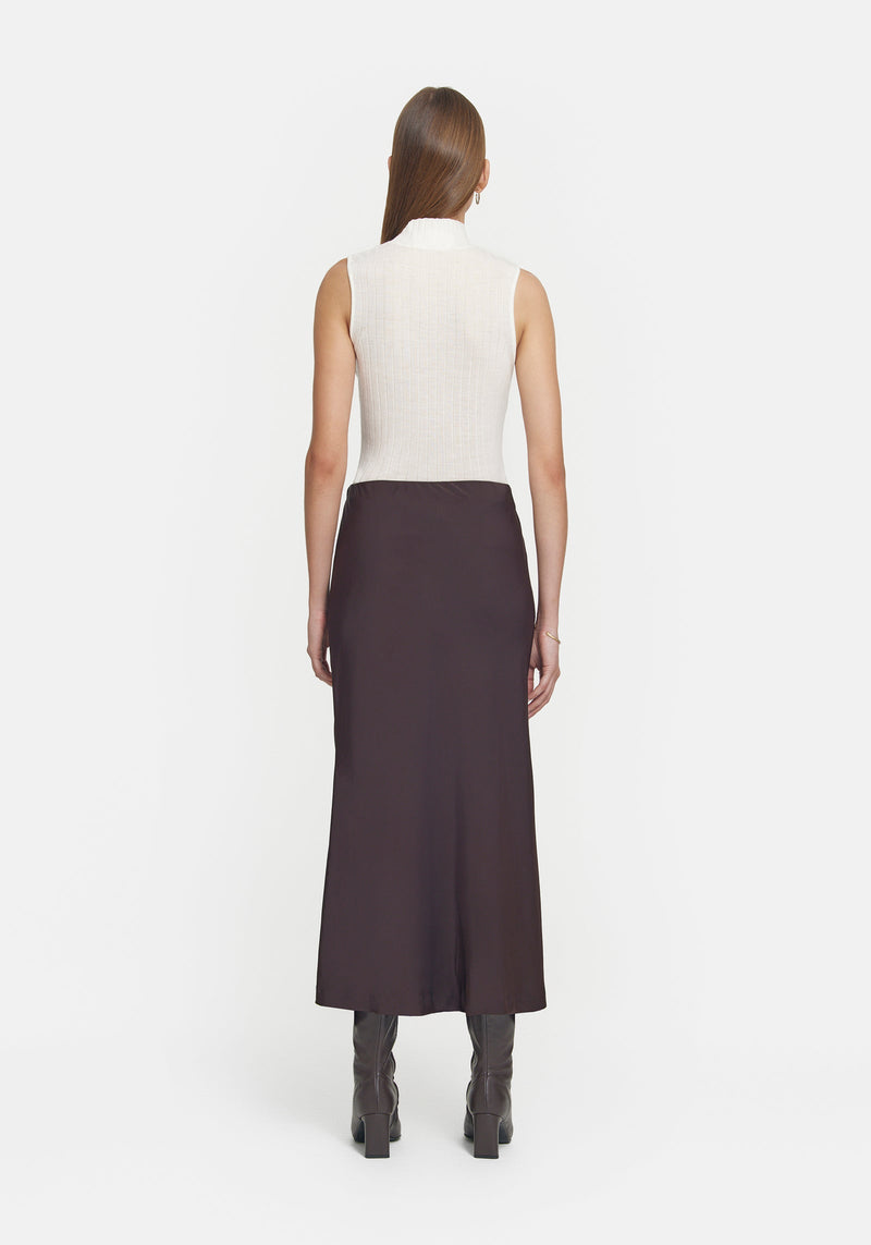 Nepotism Skirt - Coffee