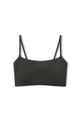 CHARCOAL RIB LONGLINE BRALETTE