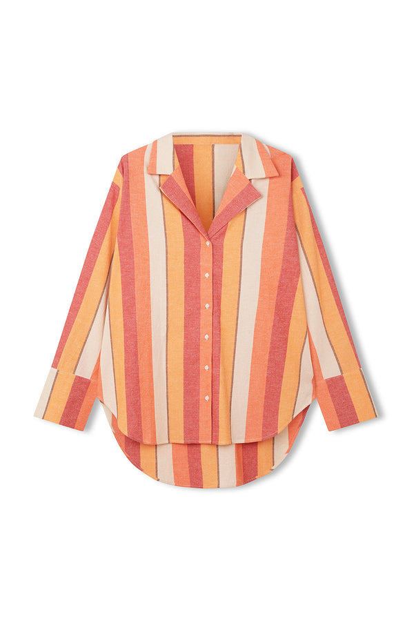 SUN STRIPE ORGANIC COTTON SHIRT