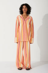 SUN STRIPE ORGANIC COTTON SHIRT