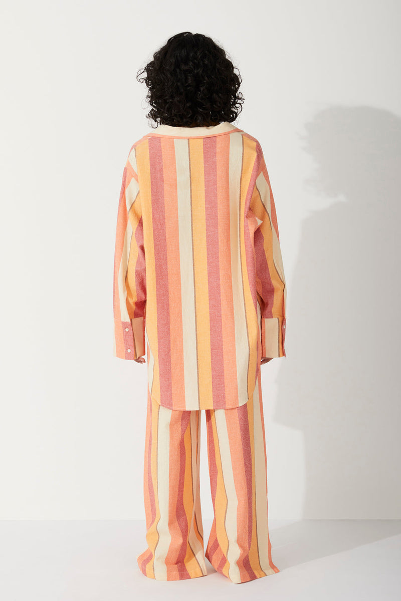 SUN STRIPE ORGANIC COTTON SHIRT