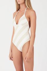 HUSK STRIPE TEXTURED ONE PIECE