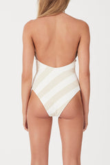 HUSK STRIPE TEXTURED ONE PIECE