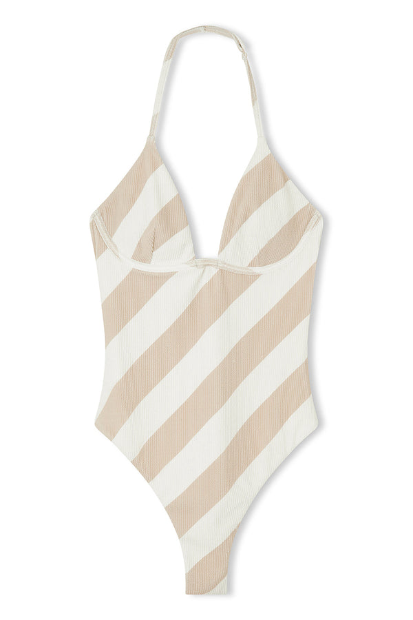 HUSK STRIPE TEXTURED ONE PIECE