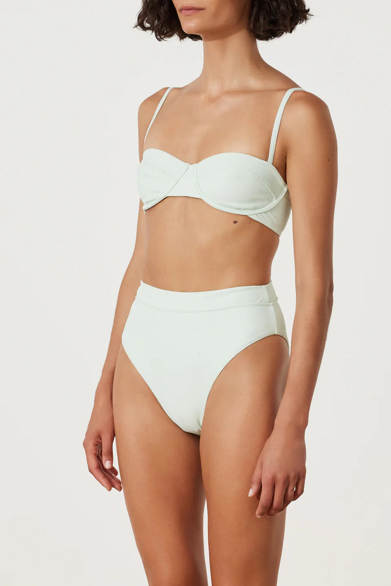 SEAGLASS TEXTURED BALCONETTE BRA CUP
