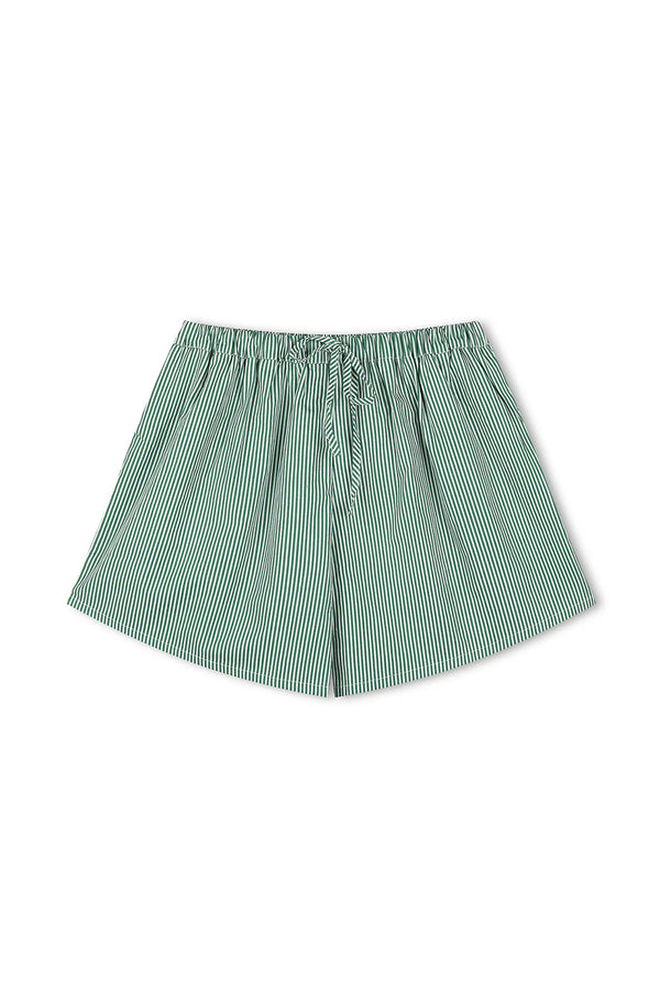Tallow Pin Stripe Cotton Short