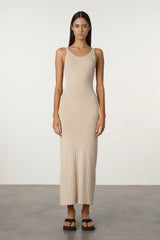 Husk Cotton Rib Knit Dress