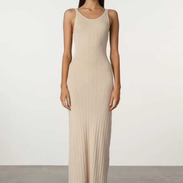 Husk Cotton Rib Knit Dress – Surf and Sand