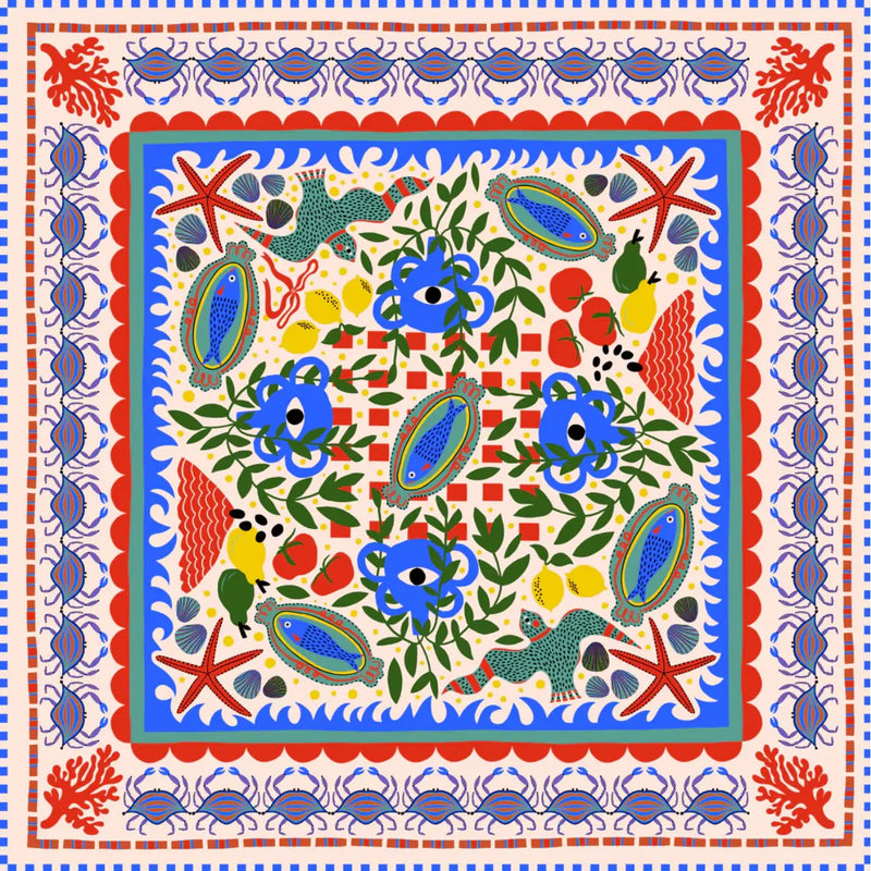 Mediterranean Muse Bandana