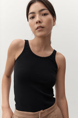 RIB TANK - BLACK